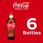 Coca-Cola Classic Soda Pop, 16.9 fl oz Bottles, 6 Pack - Image 3