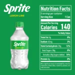 Sprite Lemon Lime Soda Pop, 12 fl oz, 8 Pack Bottles - Image 3