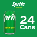 Sprite Lemon Lime Soda Pop, 12 fl oz, 24 Pack Cans - Image 3