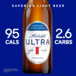 Michelob ULTRA Superior Light American Lager Beer, 12 Pack 12 fl oz Glass Bottles 4.2% ABV - Image 4