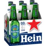 Heineken 0.0 Non-Alcoholic Netherlands Import Lager Beer, 6 pack, 11.2 fl oz Bottles, 0.0% ABV - Image 5