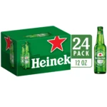 Heineken Original Netherlands Lager Import Beer, 24 Pack, 12 fl oz Bottles, 5% ABV