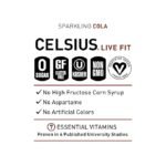 CELSIUS Sparkling Cola, Functional Essential Energy Drink 12 Fl Oz (Pack of 12) - Image 4