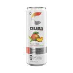 CELSIUS Peach Mango Green Tea, Functional Essential Energy Drink 12 Fl Oz (Pack of 12) - Image 2