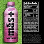 Mas+ by Messi Hydration Sports Drink Miami Punch, 16.9 fl oz Bottle - Image 5