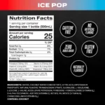 Prime Hydration Sports Drink, Ice Pop, 16.9 fl oz, 12 Pack, Bottles - Image 5